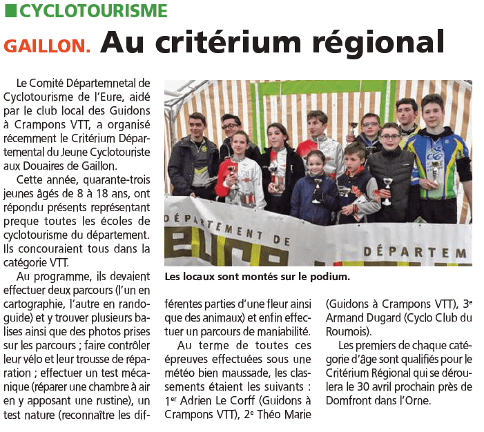 article critérium_l'impartial